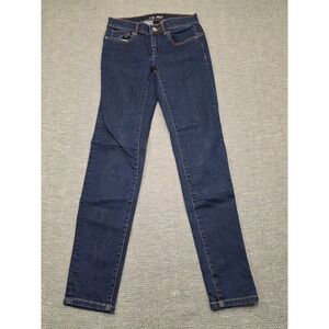 Victoria's Secret London Jean VS Midi Skinny Dark Wash Denim Jeans Size 2 Indigo